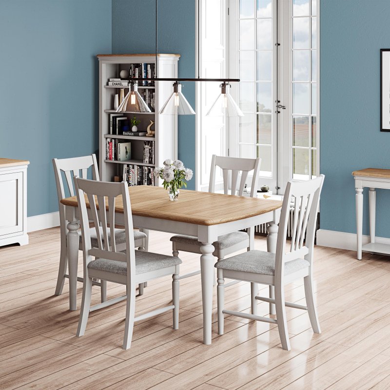 Lugano Painted Bedroom Lugano Large Extending Dining Table
