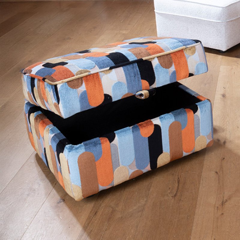 Alstons Upholstery Oxford Storage Footstool