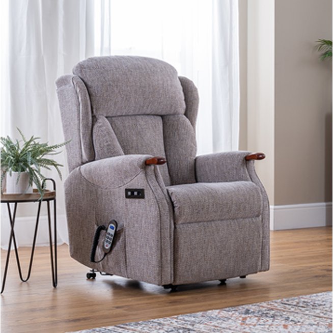 Celebrity Furniture Celebrity Canterbury Single Motor Recliner Chair with Power Headrest & Lumbar