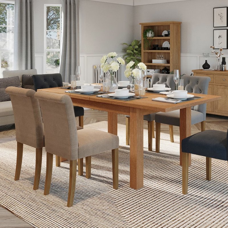 Bristol Bristol Oak Scroll Back Dining Chair