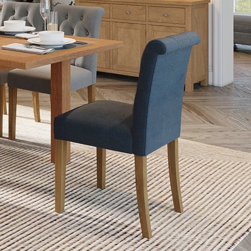 Bristol Bristol Oak Scroll Back Dining Chair
