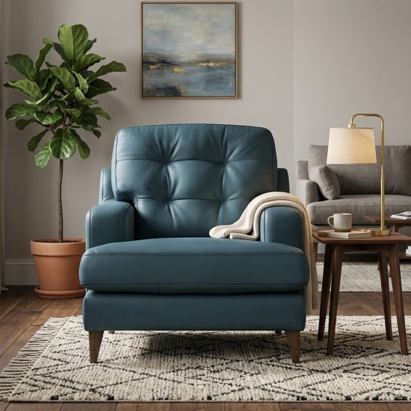 G Plan Furniture G Plan Amelia Fixed 2.5 Seater Sofa - Leather