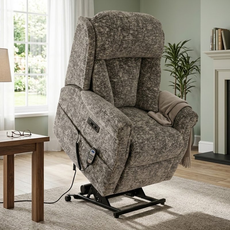 Celebrity Furniture Celebrity Ashfield Lift & Rise Recliner Chair with Power Headrest