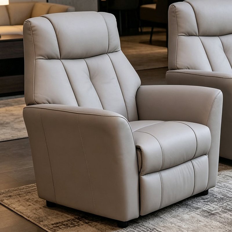Old Creamery Specials Sorrento Swivel Recliner Chair - New Grey