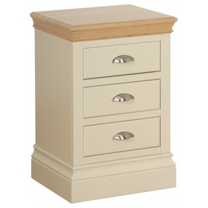 Geneva Painted 3 Drawer Bedside