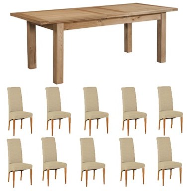 Dining Table and 10 chairs