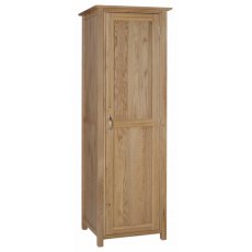 Lisbon Oak 1 Door Wardrobe