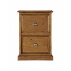 Raffles Dark 2 Drw Filing Cabinet