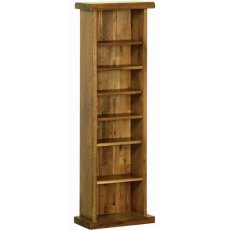 Riad Rustic Oak CD/DVD Rack