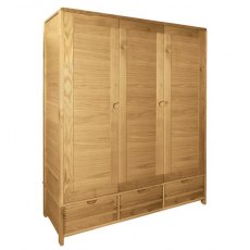 ercol Bosco 3 Door Wardrobe