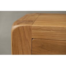 Avon Oak 3 Drawer Bedside