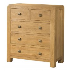 Avon Oak 2 Over 3 Chest of Drawers