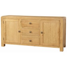 Avon Oak Large Sideboard 2 Door 3 Drawer