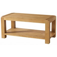 Avon Oak Coffee Table With Shelf