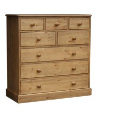 Woodies Pine 8 Drawer Combination Chest