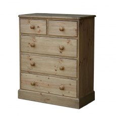 Woodies Pine Cottage 2 + 3 Chest of Drawers