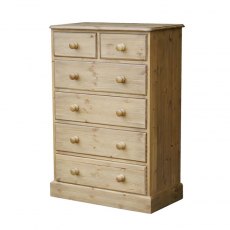 Woodies Pine Cottage 2 + 4 Chest of Drawers