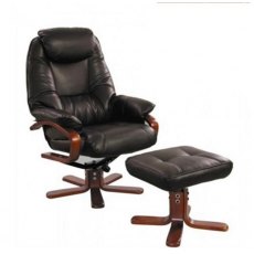 Naples Chair & Stool - Chocolate/Cherry Base