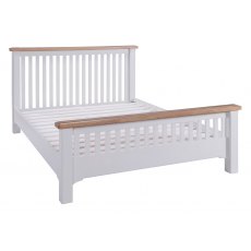 Fleur grey paint 5'0" bed frame