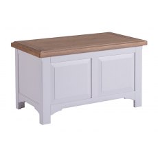 Fleur grey paint blanket box