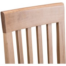 Borg Slat Back Chair PU Seat