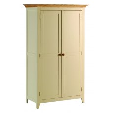 Jersey ivory paint double wardrobe