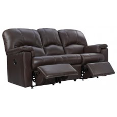 G Plan Chloe Recliner 3 Seater Sofa - Leather