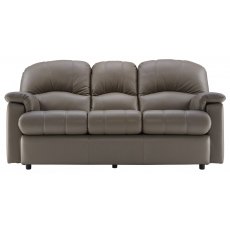 G Plan Chloe Small Fixed 3 Seater Sofa - Leather