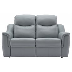 G Plan Firth 2 Seater Fixed Sofa - Leather