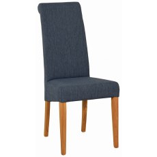 Lisbon Blue Fabric Chair