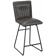 Soho Cooper Bar Stool - Grey