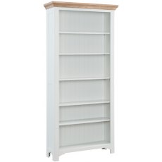 Fleur grey painted bookcase