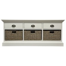 Basket Collection 3 Drawers Over 3 Baskets - 2 Rows High