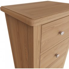 Omega Natural 5 Drawer Tallboy