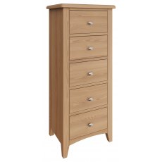 Omega Natural 5 Drawer Tallboy