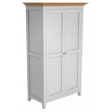 Jersey grey paint double wardrobe