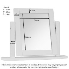 Geneva Painted Single Mirror
