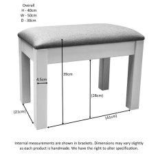 Geneva Painted Stool