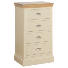 Geneva Painted 4 Drawer Tallboy Chest