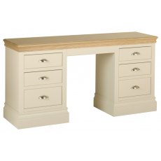 Geneva Painted Double Pedestal Dressing Table