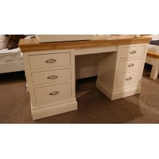 #Geneva Double Pedestal Dressing Table (Ivory)