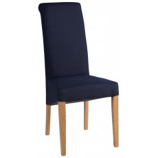Dark Blue Fabric Chair