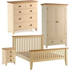 Jersey Ivory Painted Bedroom Set