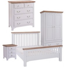 Fleur Grey Painted Bedroom Set