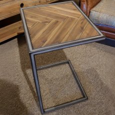 Clearance Parquet Drinks Table
