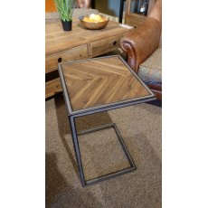 Clearance Parquet Drinks Table