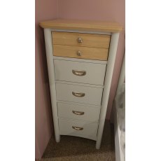#Norway Tall Narrow 5 Drawer Chest