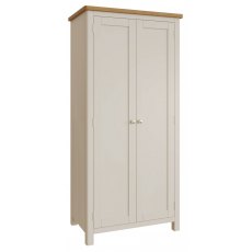 Sigma Grey 2 Door Full Hanging Wardrobe