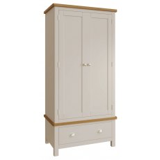 Sigma Grey 2 Door with 1 Drawer Wardrobe