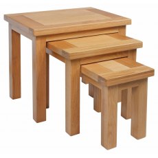 Bristol Oak Nest of Tables